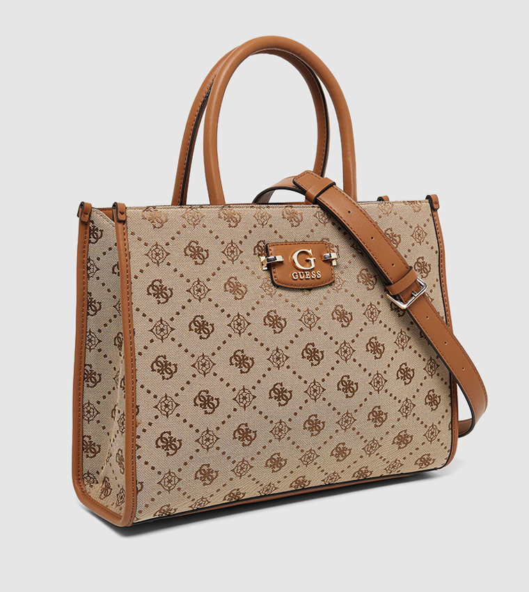 NEDA Monogram Patterned Tote Bag