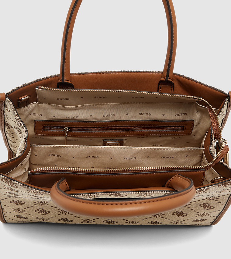 NEDA Monogram Patterned Tote Bag