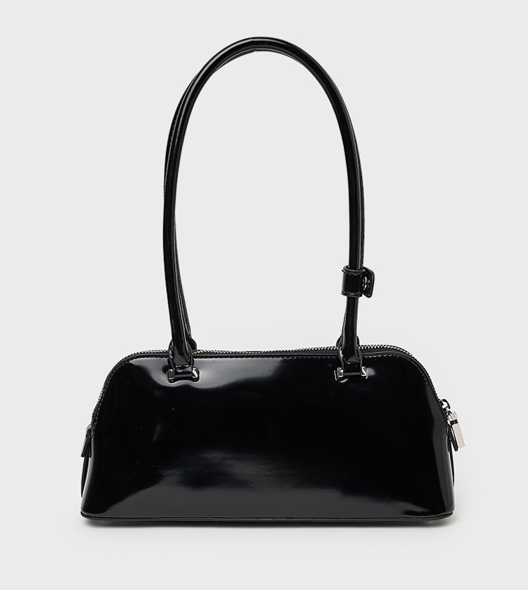 ARNELA Glossy Shoulder Bag