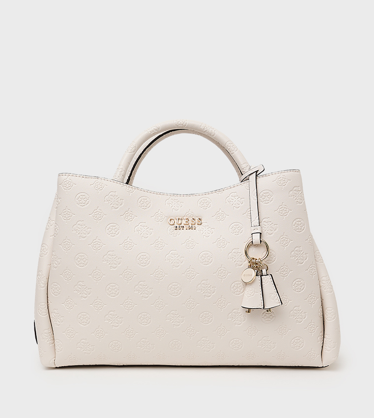 PHOEBE GIRLFRIEND Logo Debossed Handheld Bag