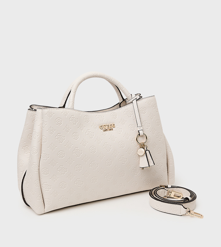 PHOEBE GIRLFRIEND Logo Debossed Handheld Bag
