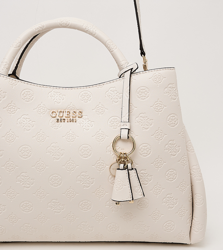 PHOEBE GIRLFRIEND Logo Debossed Handheld Bag