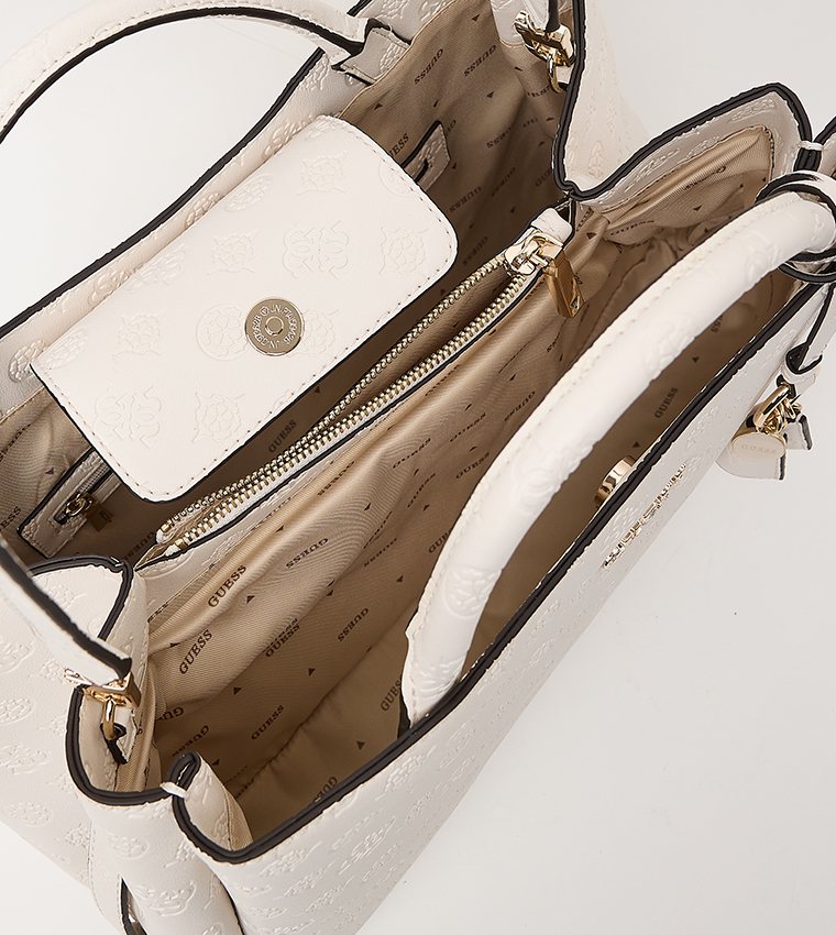 PHOEBE GIRLFRIEND Logo Debossed Handheld Bag
