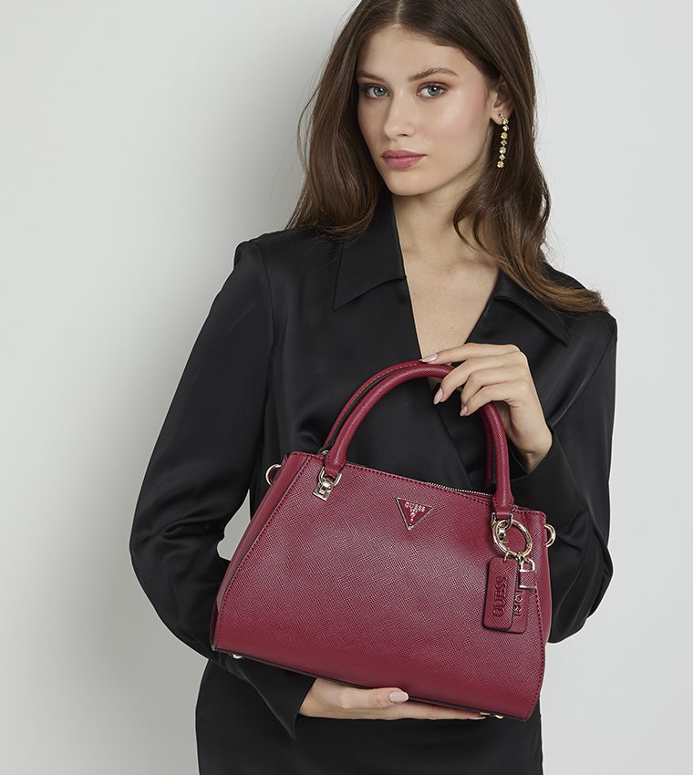 NOELLE II LUXURY Logo Detail Satchel Bag