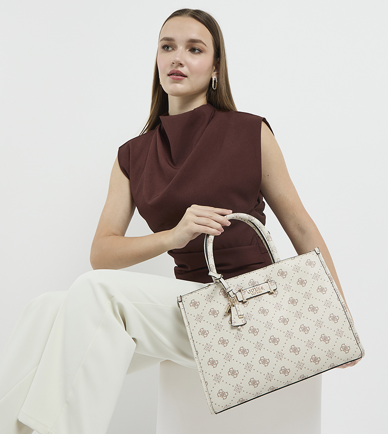 SILIA Logo Printed Tote Bag