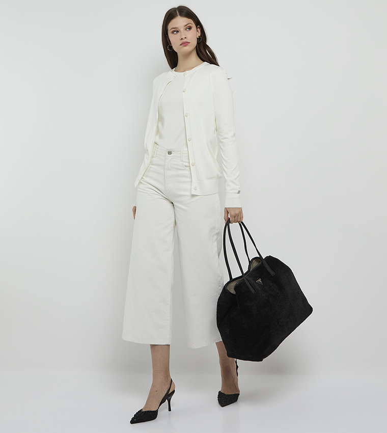 VICTTORIA Fur 2-in-1 Tote Bag, Large