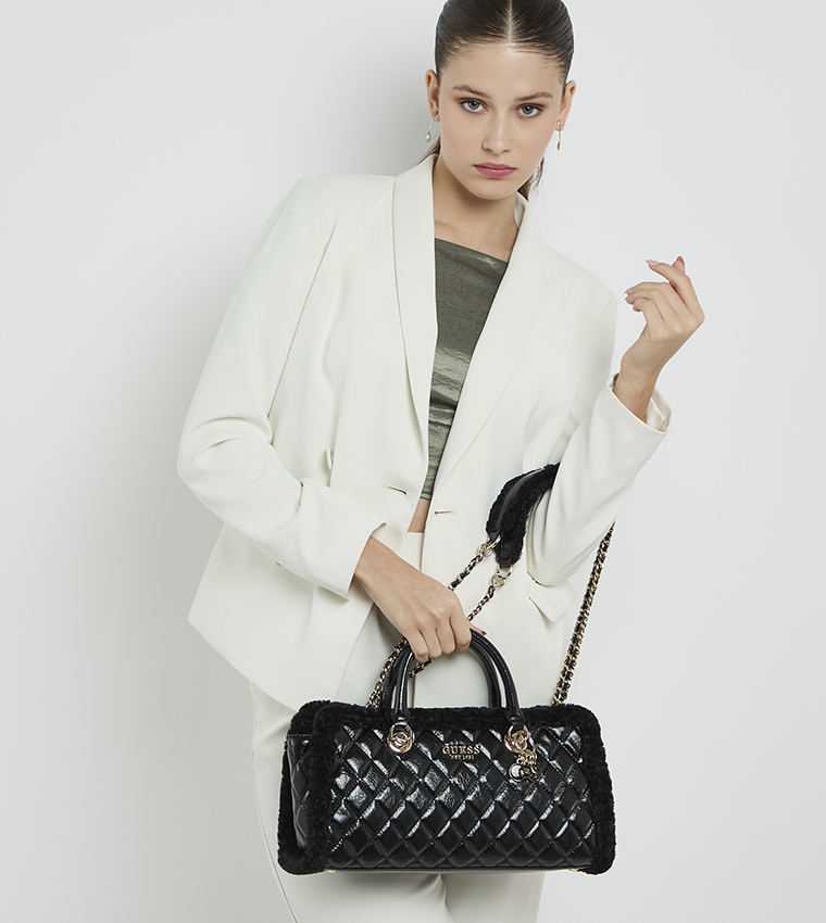 CRISTI Quilted Handheld Bag