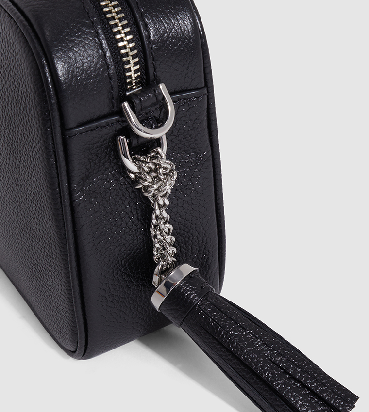 JET SET Textured Crossbody Bag