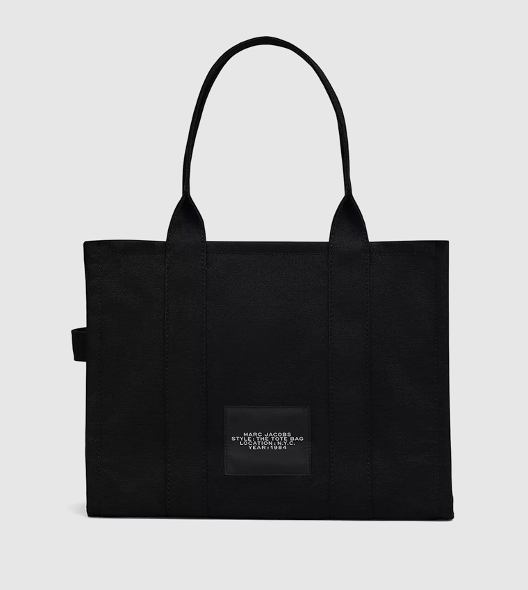 Printed Canvas Large Tote Bag