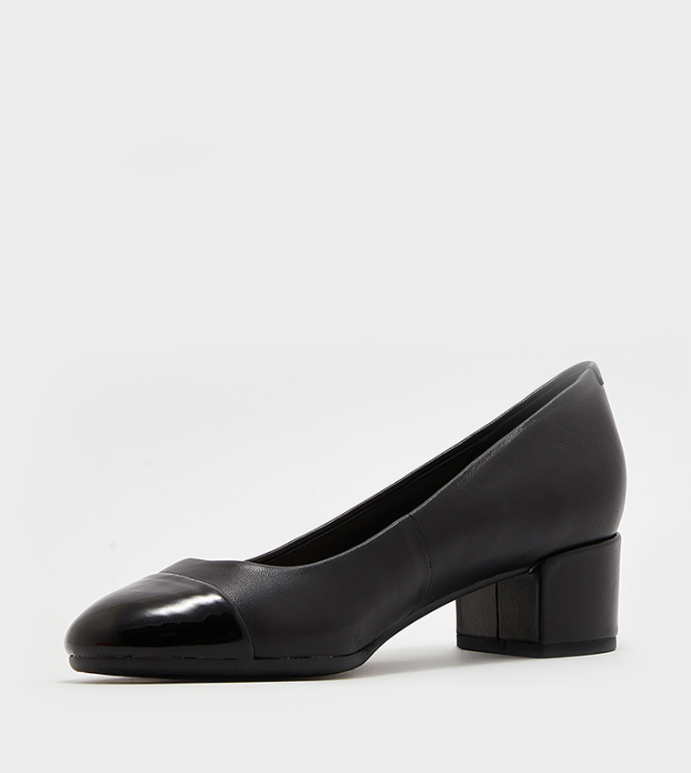 SEAPRICOT Block Heel Pumps
