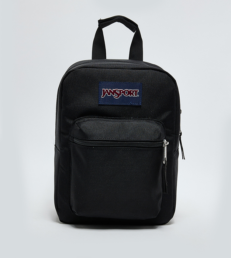 Label Detail Front Pocket Backpack