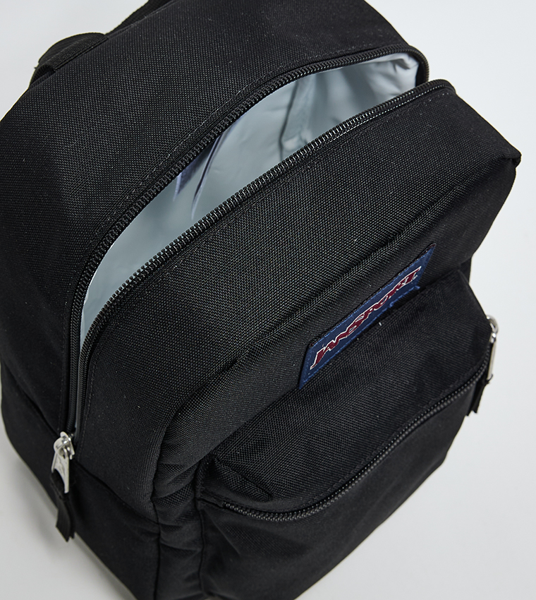 Label Detail Front Pocket Backpack