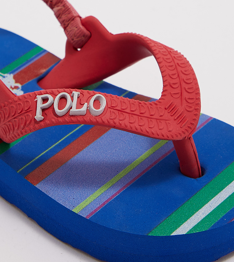 Boys ralph lauren hot sale flip flops