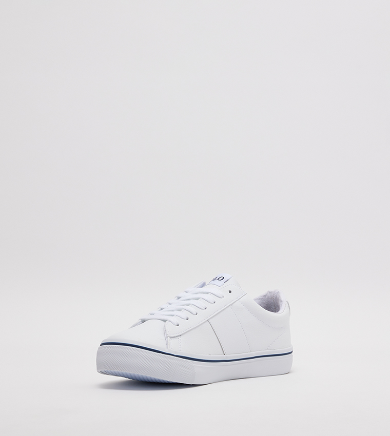 Buy Polo Ralph Lauren SAYER Junior Sneakers In White | 6thStreet UAE