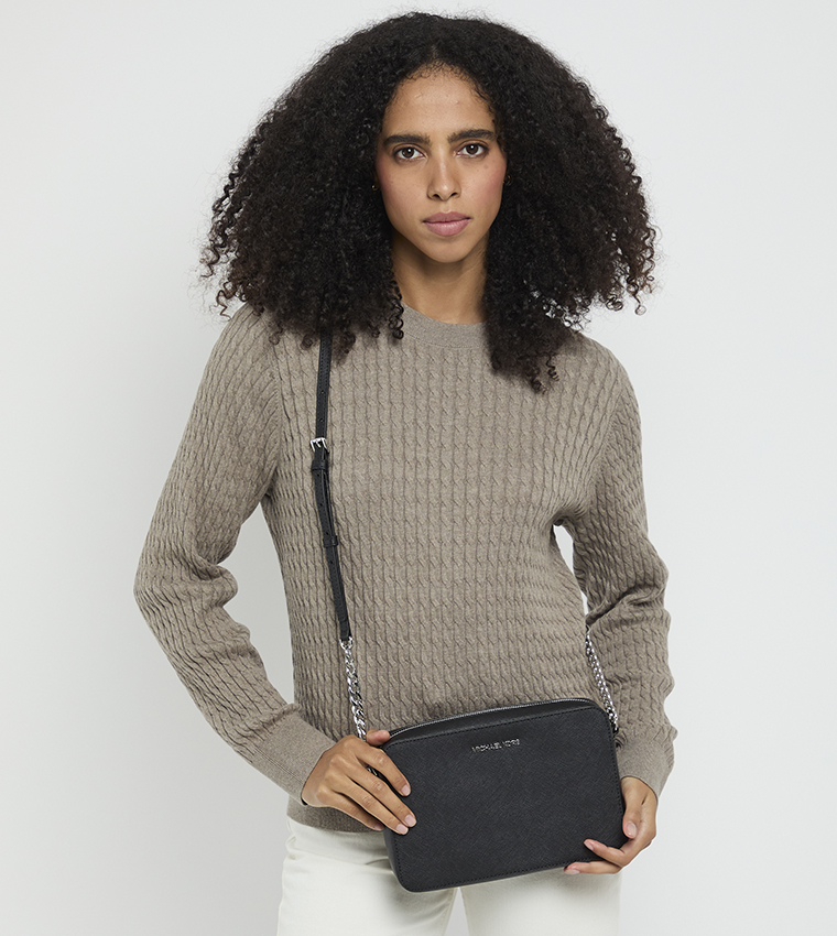 JET SET ITEM Logo Detail Crossbody Bag