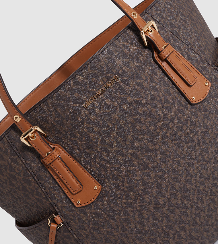 VOYAGER Monogram Patterned Tote Bag