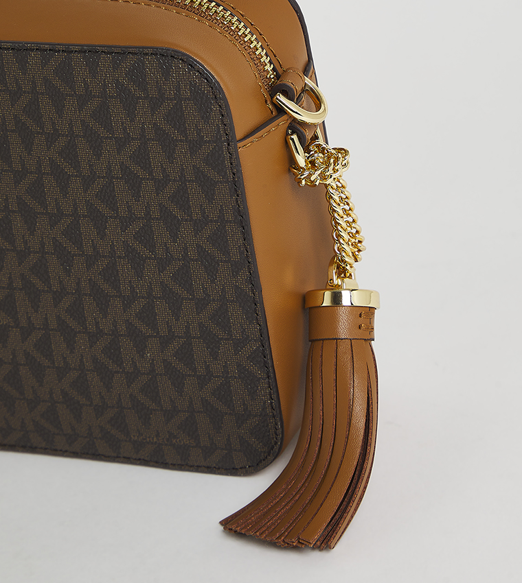 Monogram Patterned Camera Bag