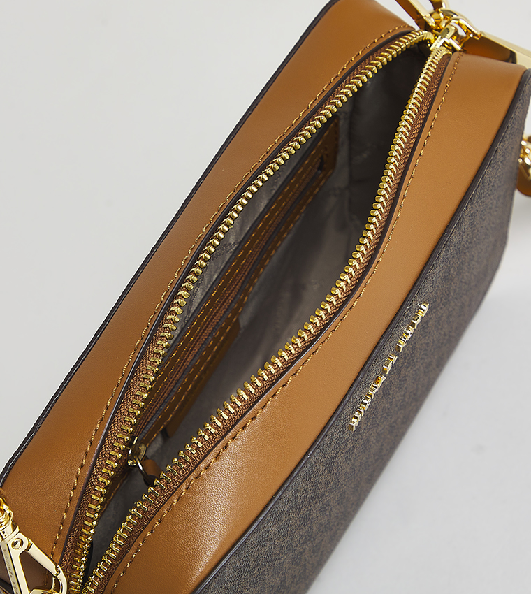 Monogram Patterned Camera Bag