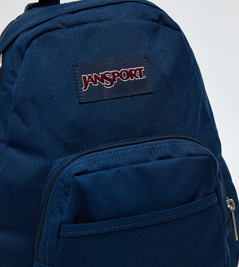 Label Detail Front Pocket Backpack