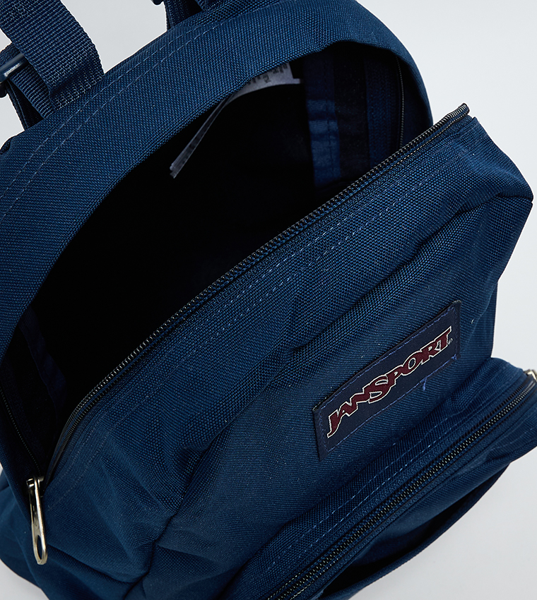Label Detail Front Pocket Backpack