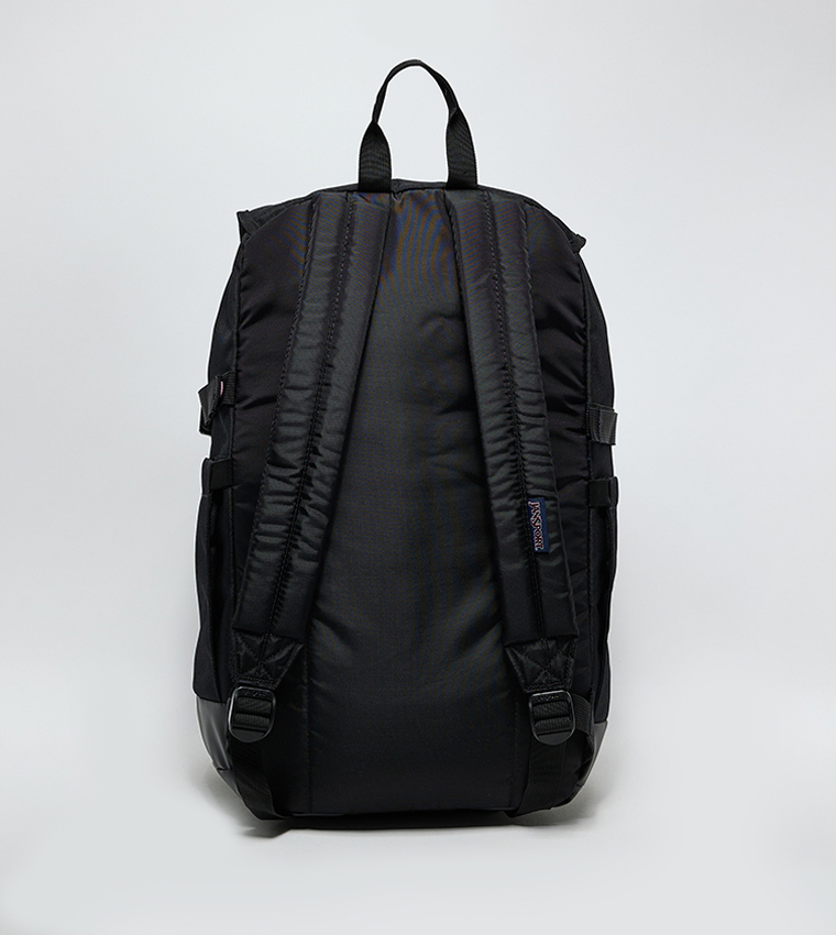 Label Detail Front Pocket Flap Backpack