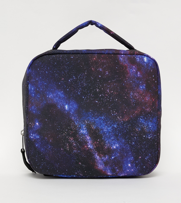 Printed Top-Handle Lunch Bag