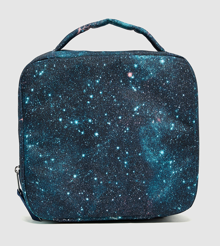 Printed Top-Handle Lunch Bag