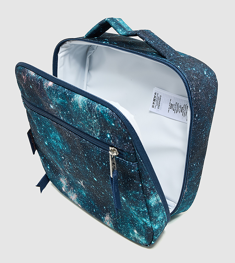 Printed Top-Handle Lunch Bag