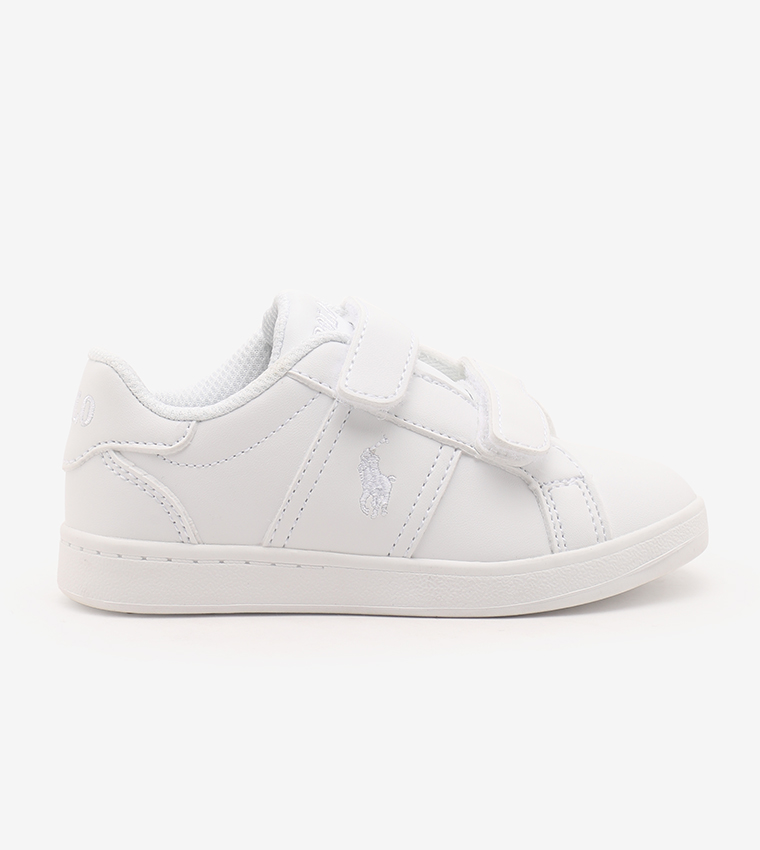 Buy Polo Ralph Lauren Oaklynn Ez Baby Pre Walker Shoes White In White ...