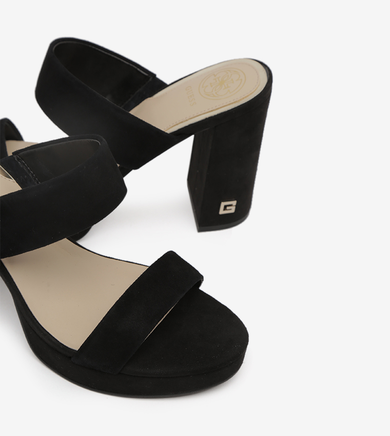 Guess block heel sandals best sale