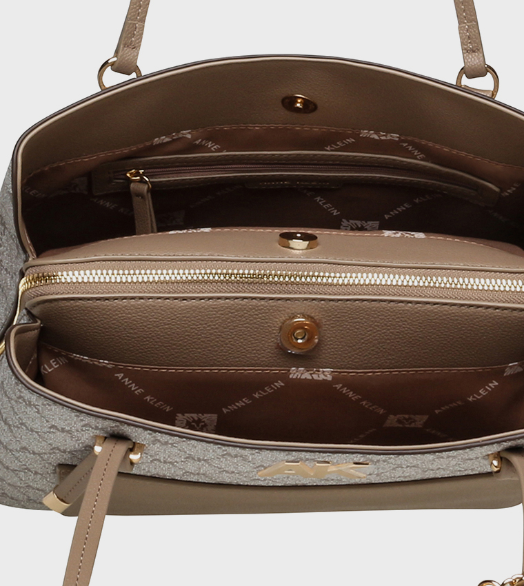 Monogram Patterned Shoulder Bag