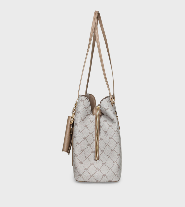 Monogram Patterned Shoulder Bag