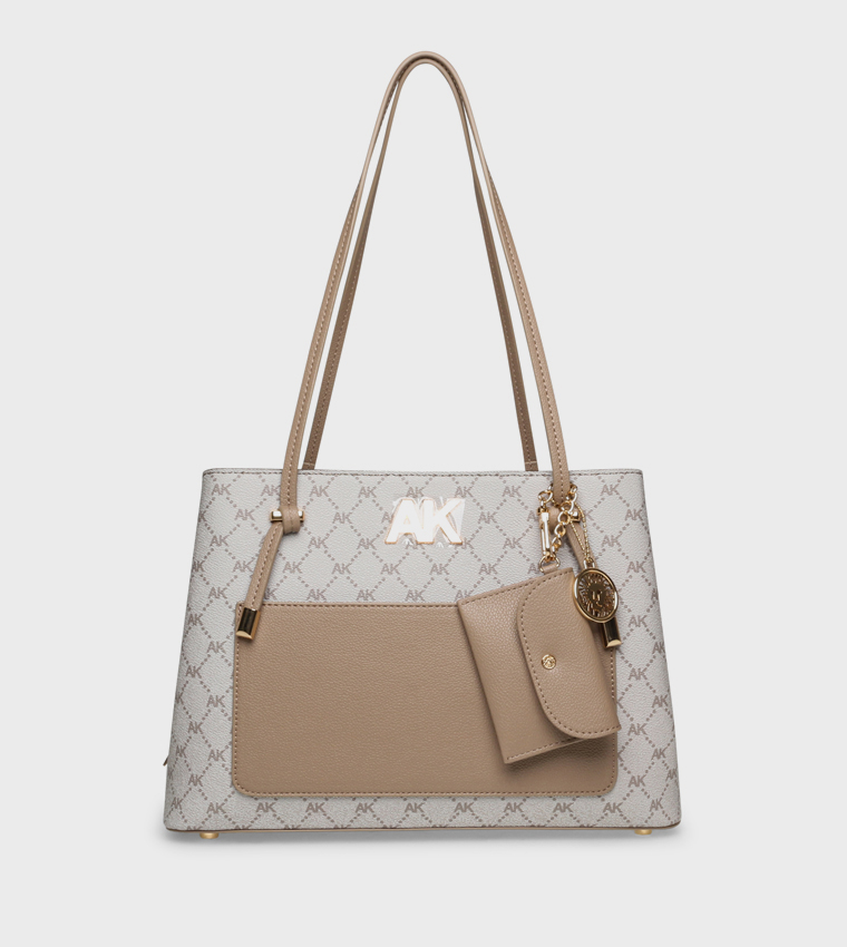 Monogram Patterned Shoulder Bag