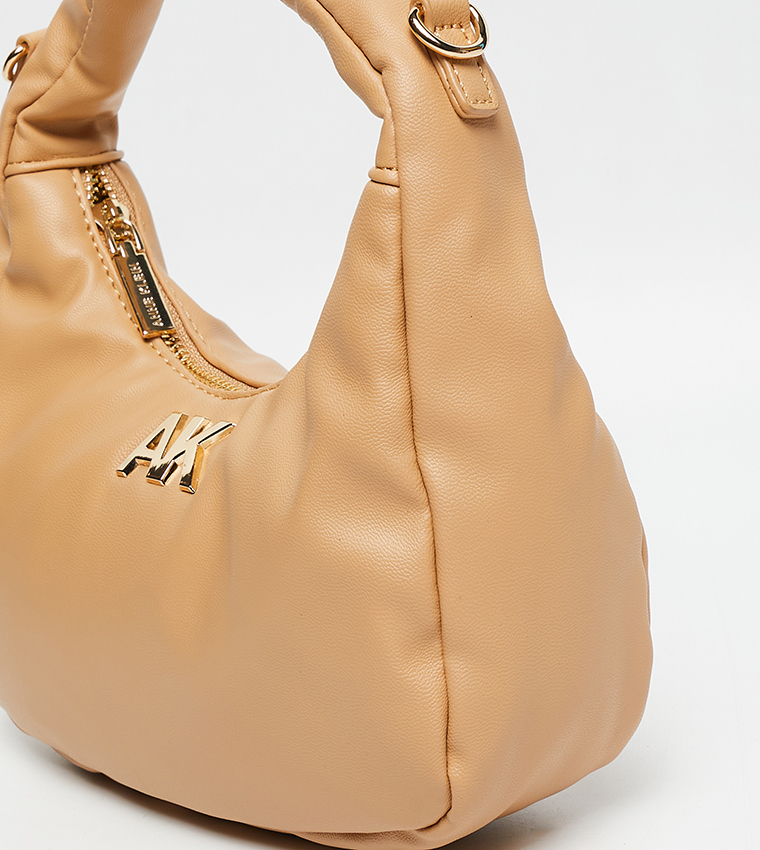 Logo Detail Hobo Bag