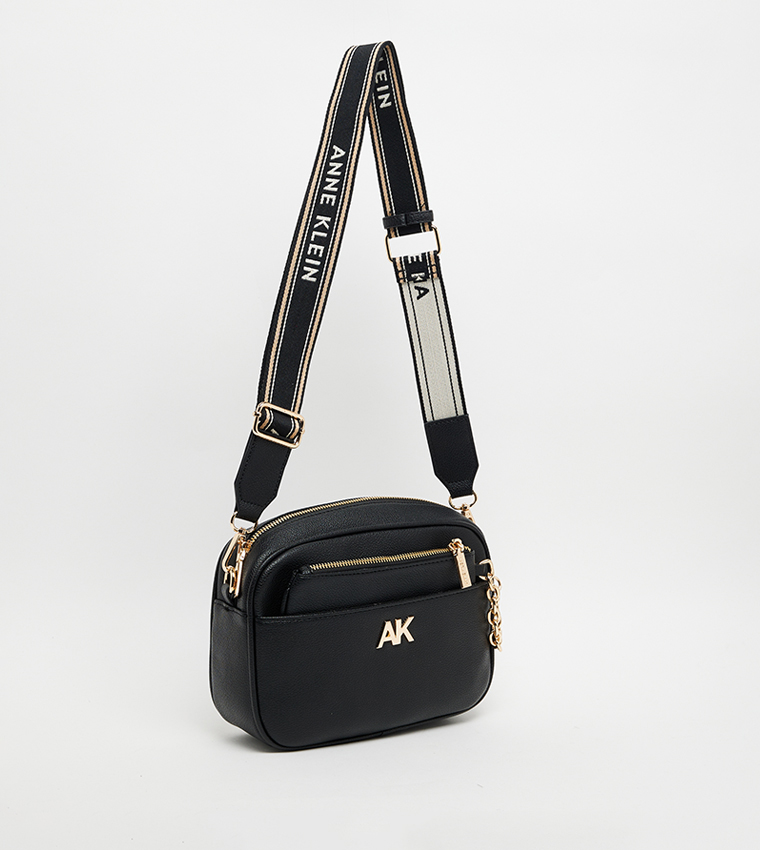 Monogram Detail Shoulder Bag with Pouch