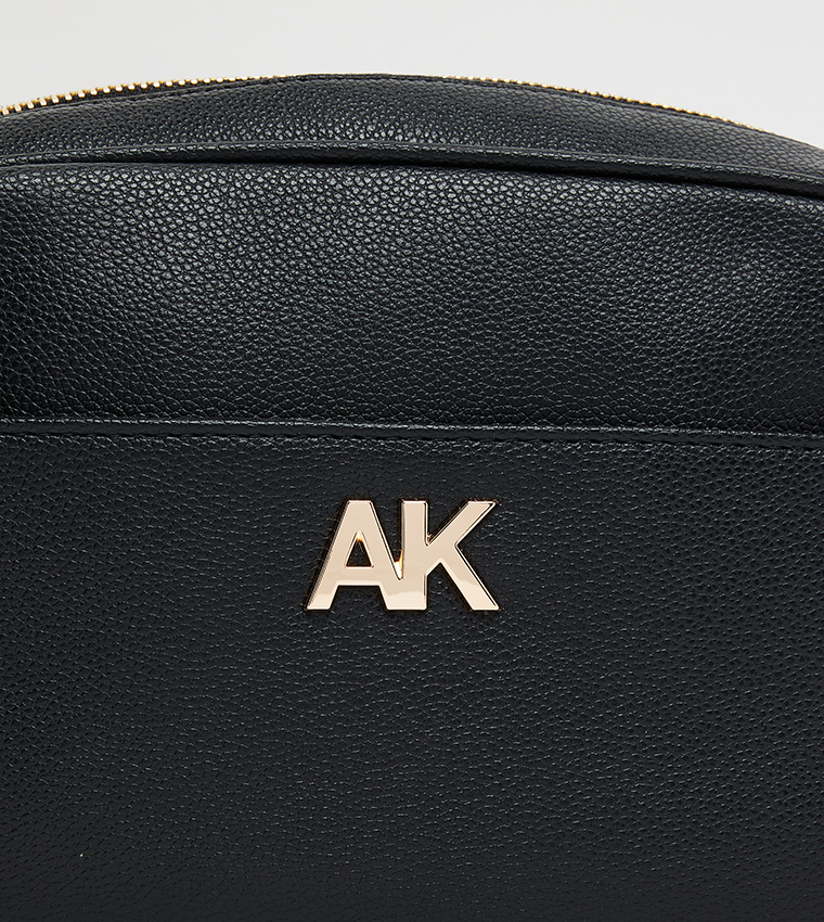 Monogram Detail Shoulder Bag with Pouch