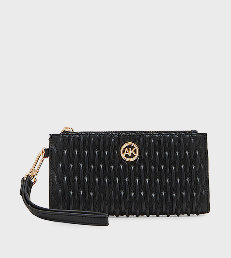 Quilted Bi-Fold Long Wallet