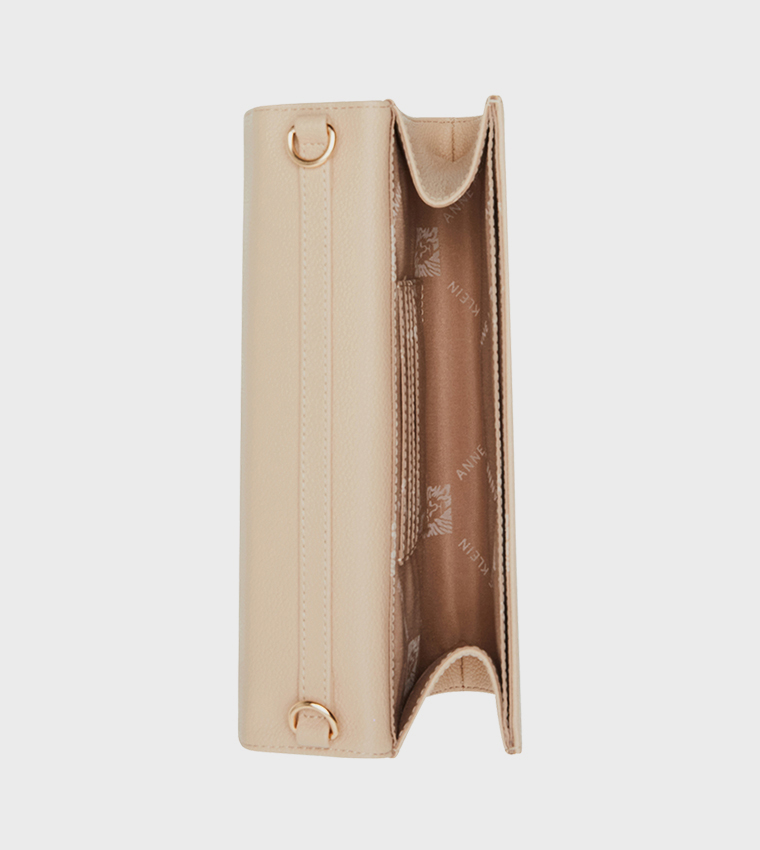 Embellished Flap Wallet with Sling