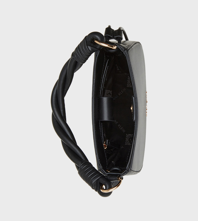 Logo Detail Twisted Strap Handheld Bag
