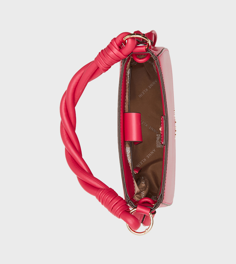 Logo Detail Twisted Strap Handheld Bag