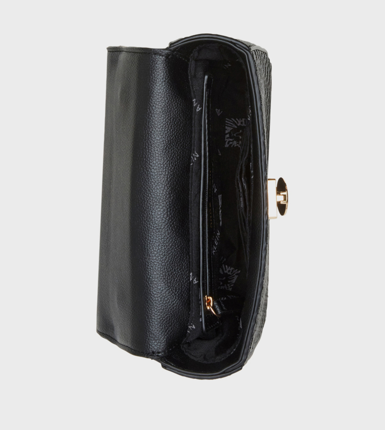 Push Lock Flap Convertible Top Handle Bag