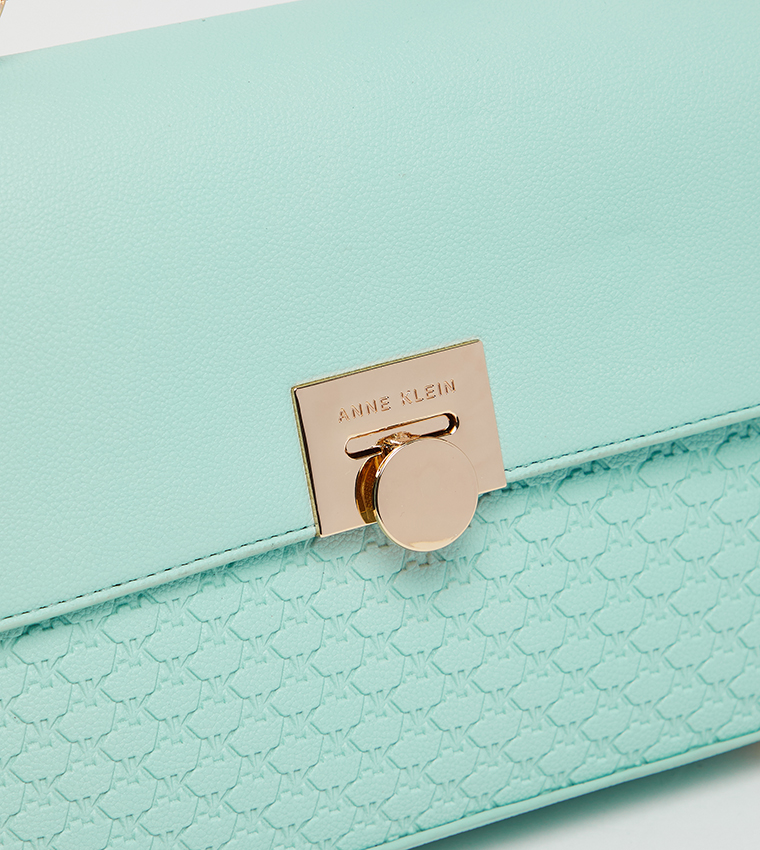 Monogram Patterned Top Handle Bag
