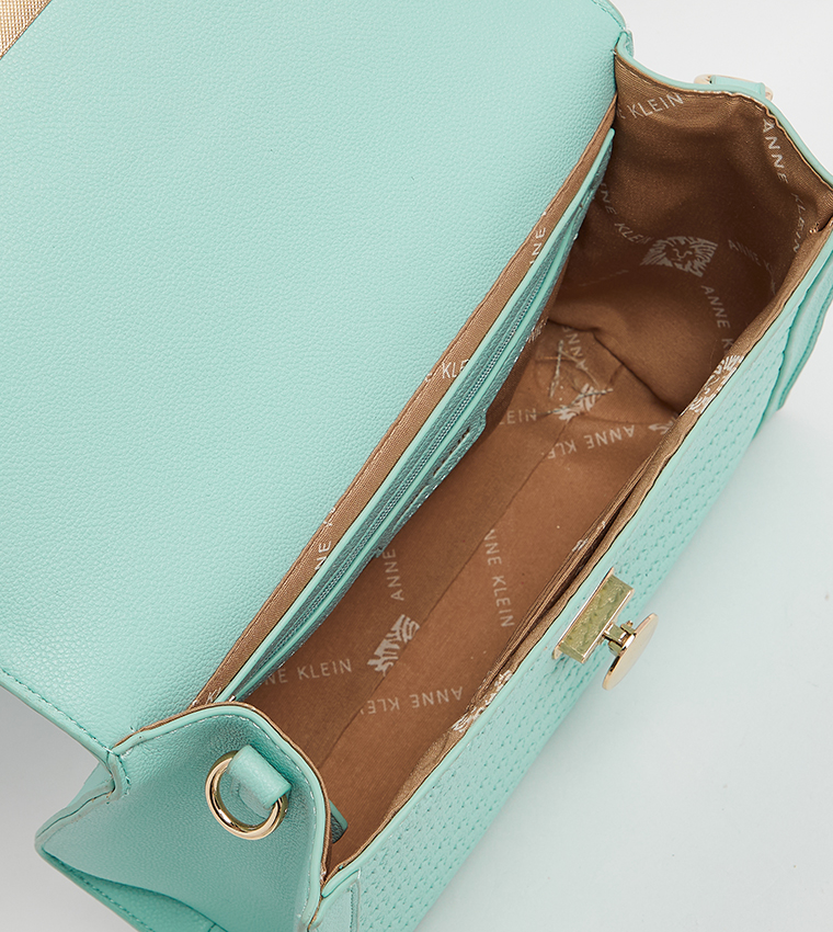 Monogram Patterned Top Handle Bag