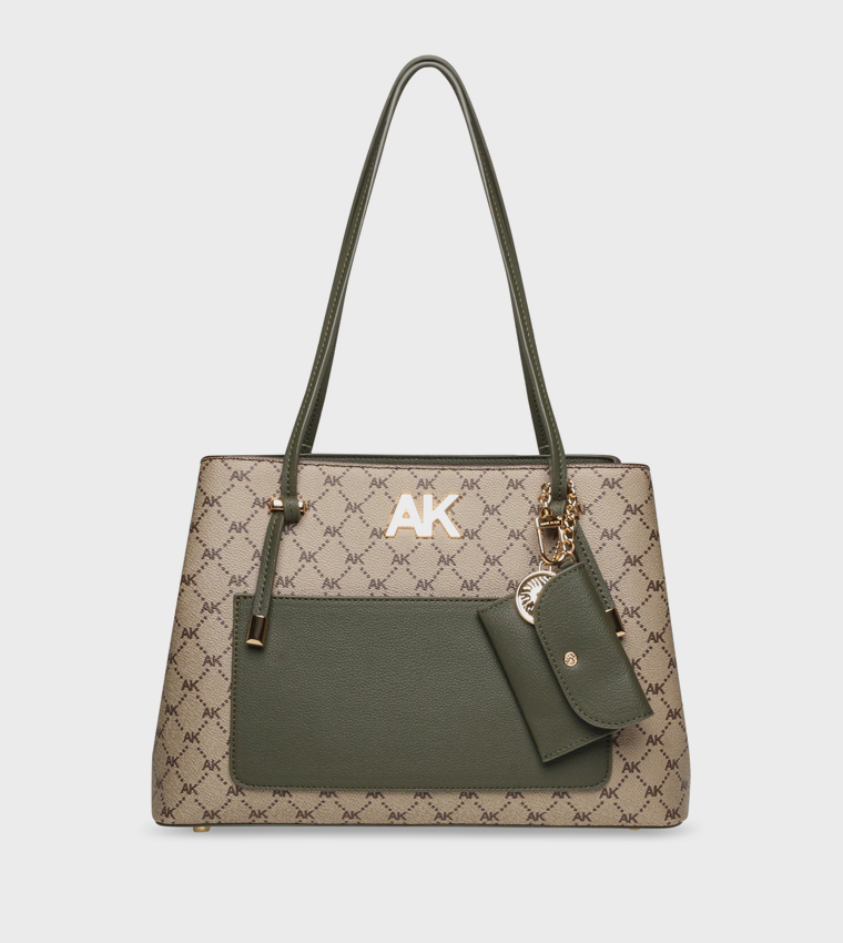 Monogram Patterned Shoulder Bag