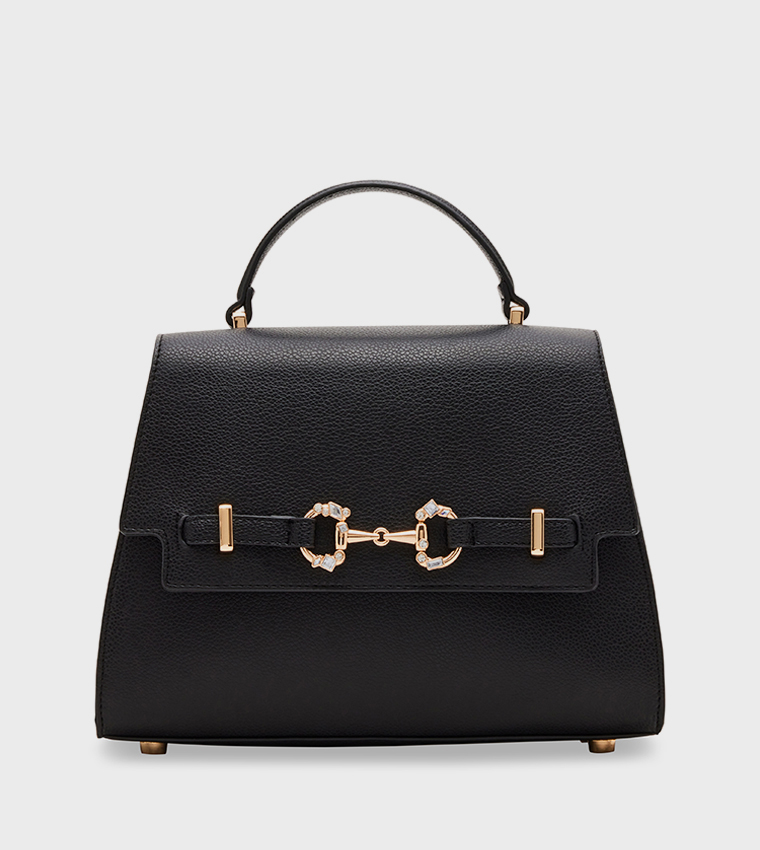Accessory Detail Top Handle Bag