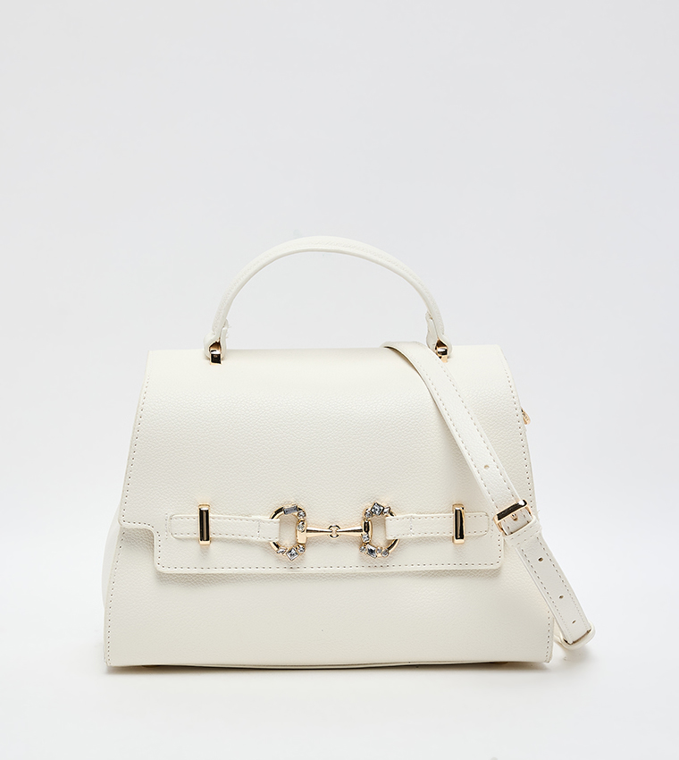 Accessory Detail Top Handle Bag
