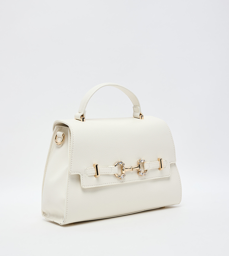 Accessory Detail Top Handle Bag