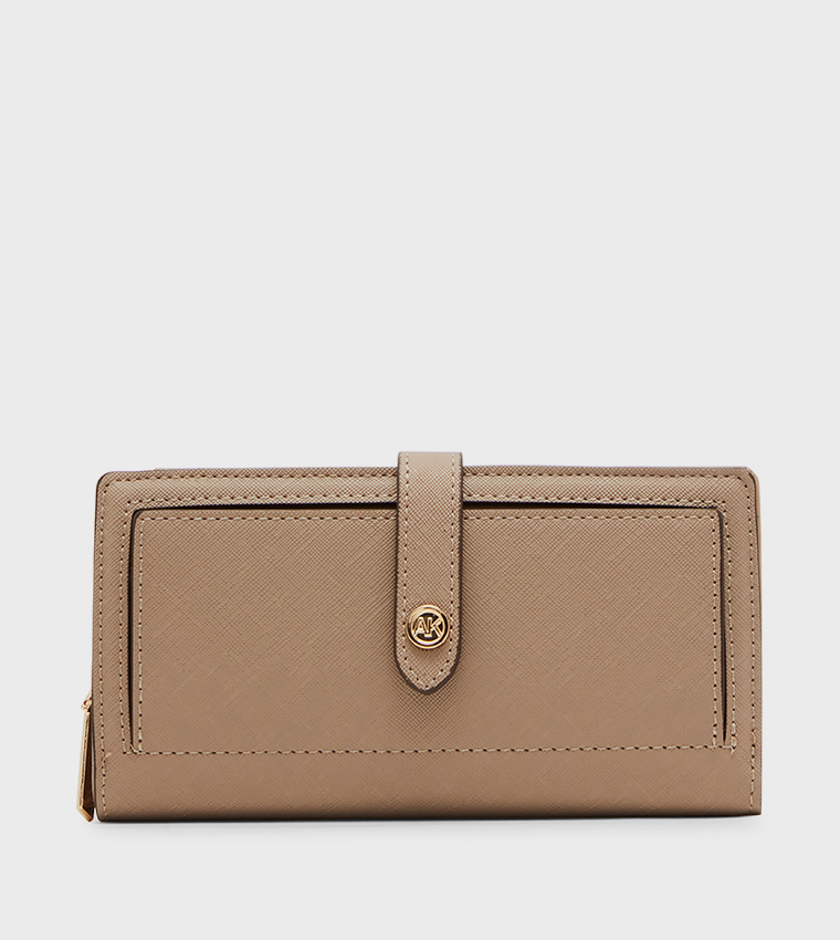 Textured Long Wallet