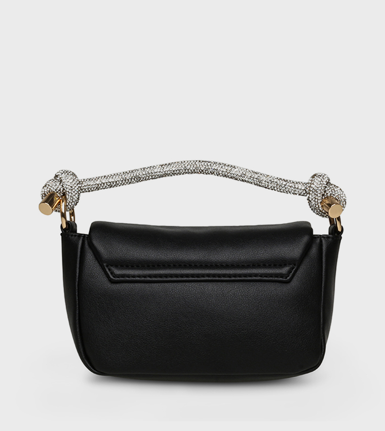 Embellished Top Handle Bag