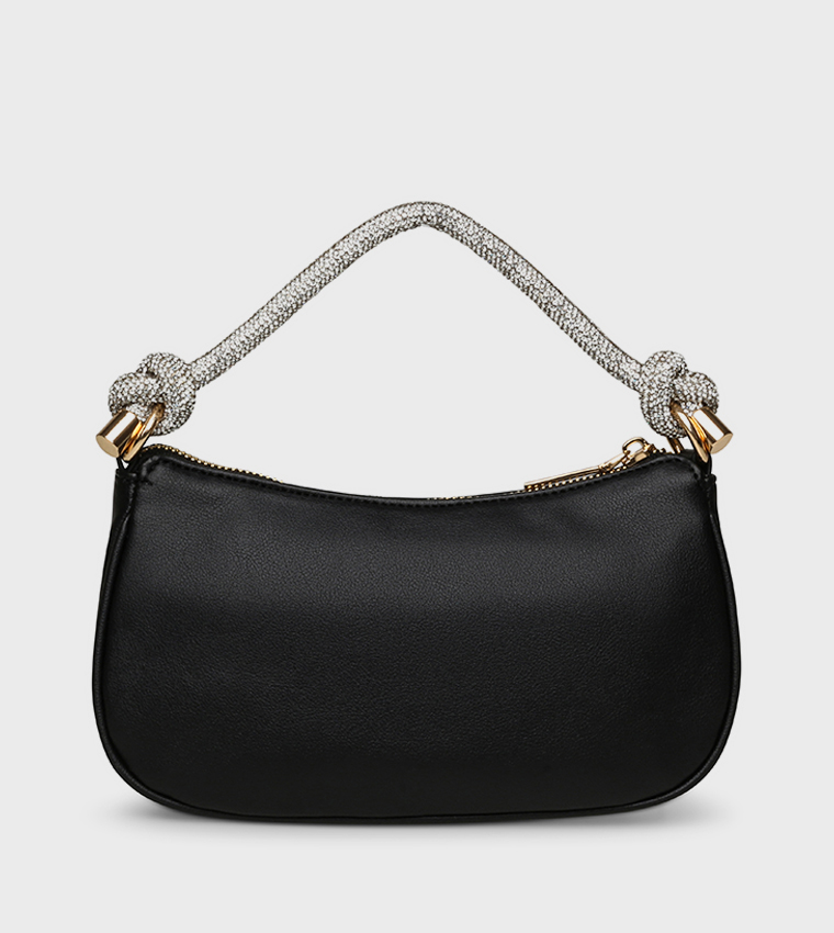 Embellished Top Handle Bag